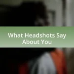 What Headshots Say About You