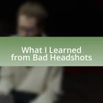 What I Learned from Bad Headshots