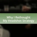 Why I Rethought My Headshot Strategy